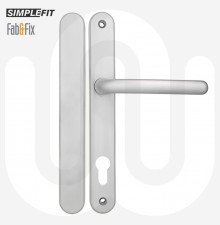 Simplefit by Fab & Fix Sprung 92PZ Door Handle Blanks with Blind Plate - Medium Cover (243BP/211CRS)